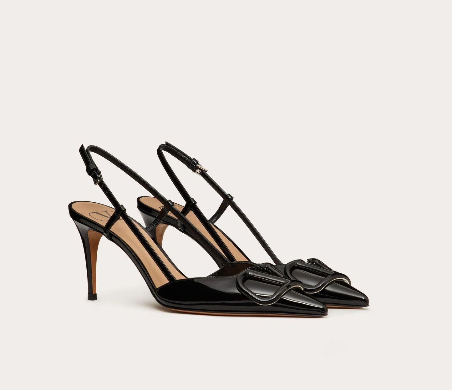 Valentino Lace Up Heel | Black