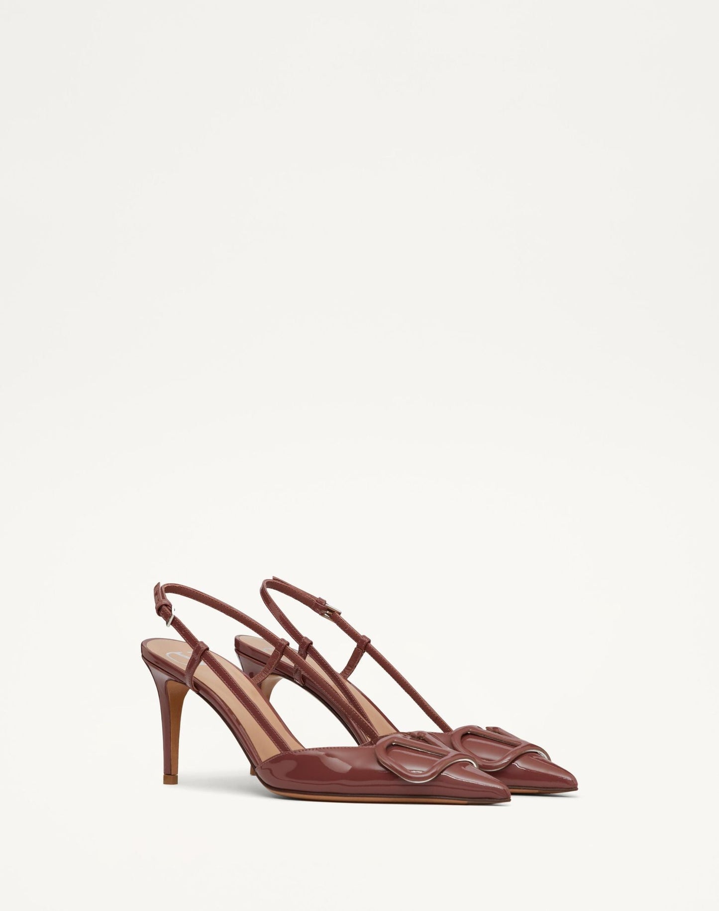 Valentino Lace Up Heel | Brown