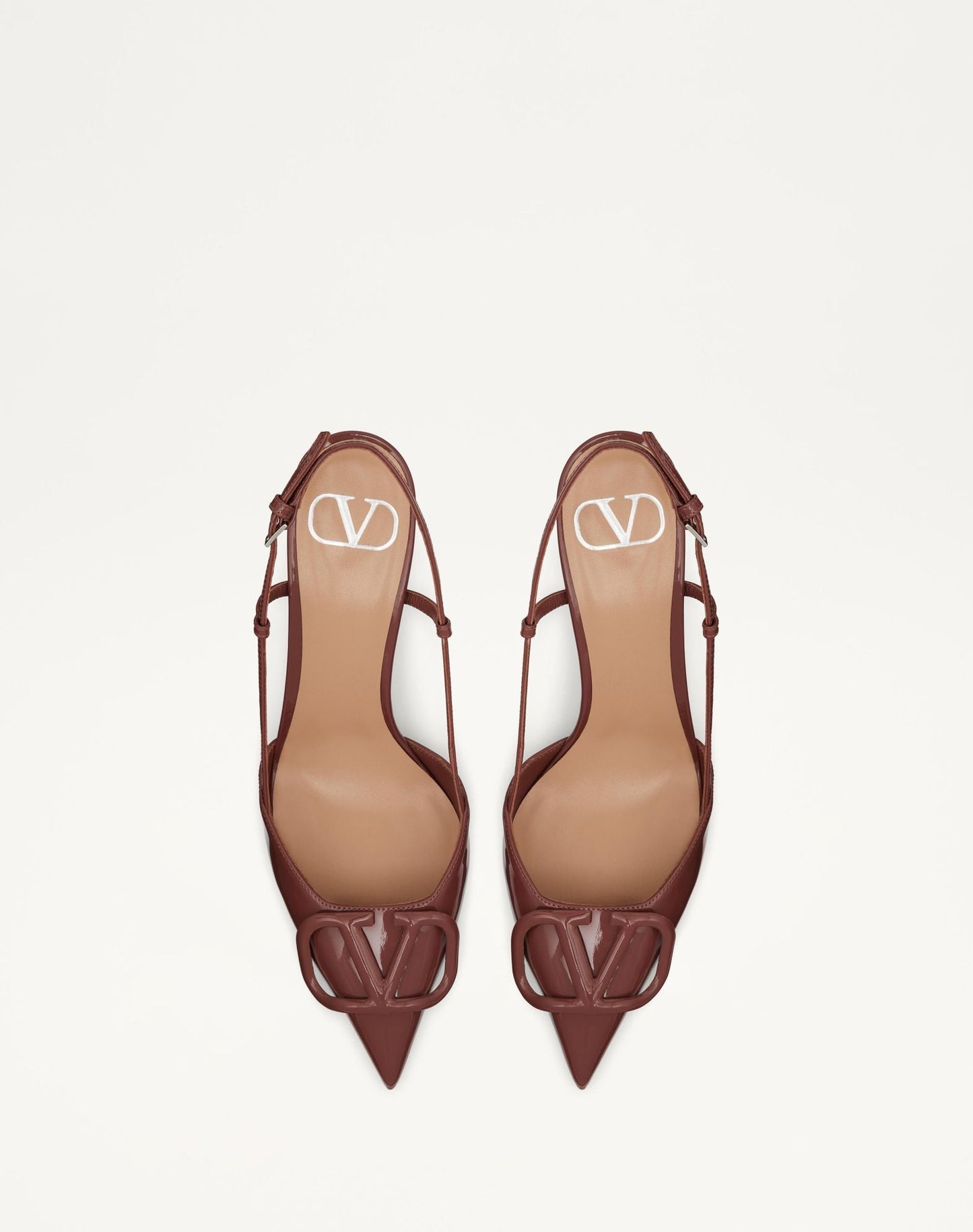 Valentino Lace Up Heel | Brown