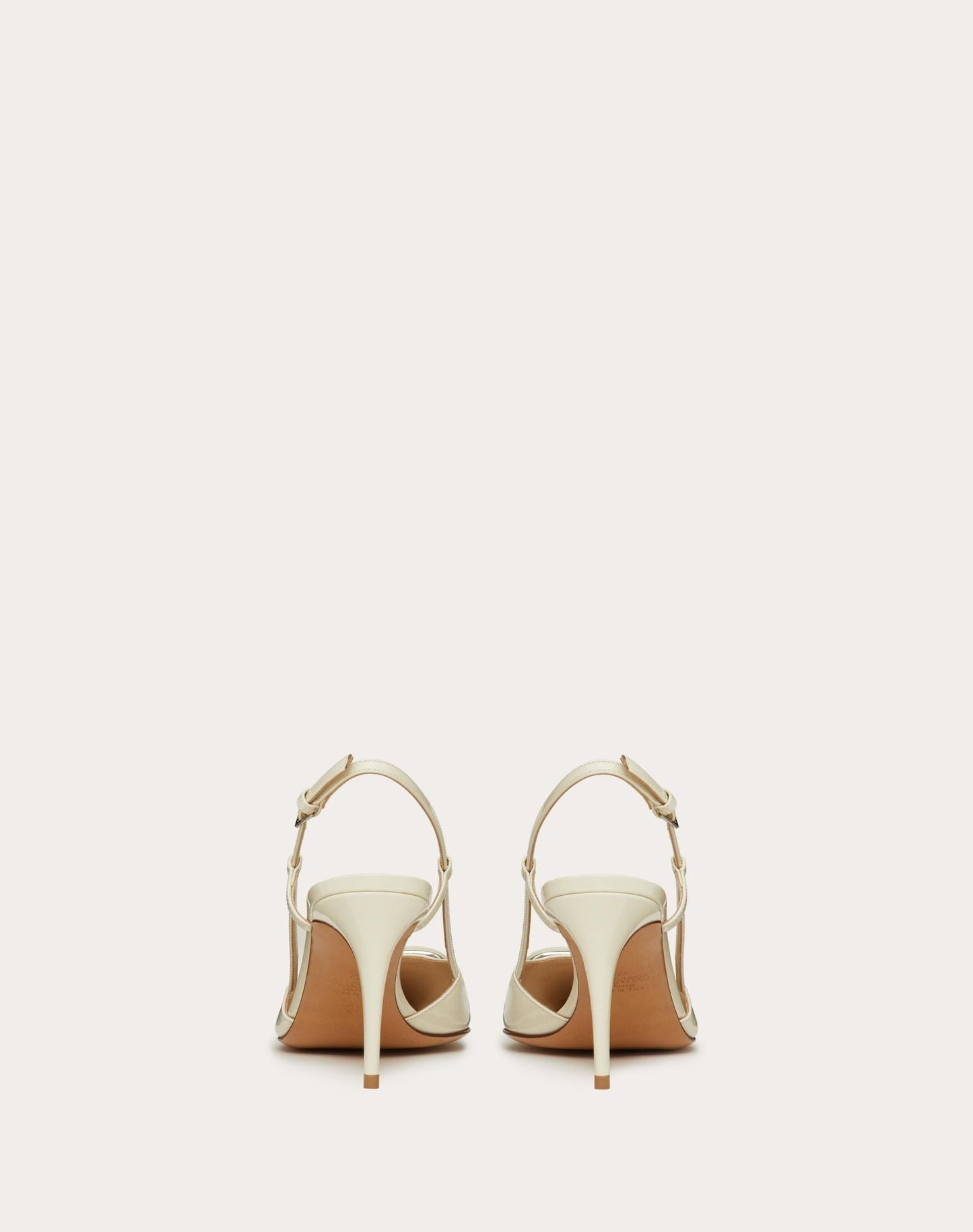 Valentino Lace Up Heel | White