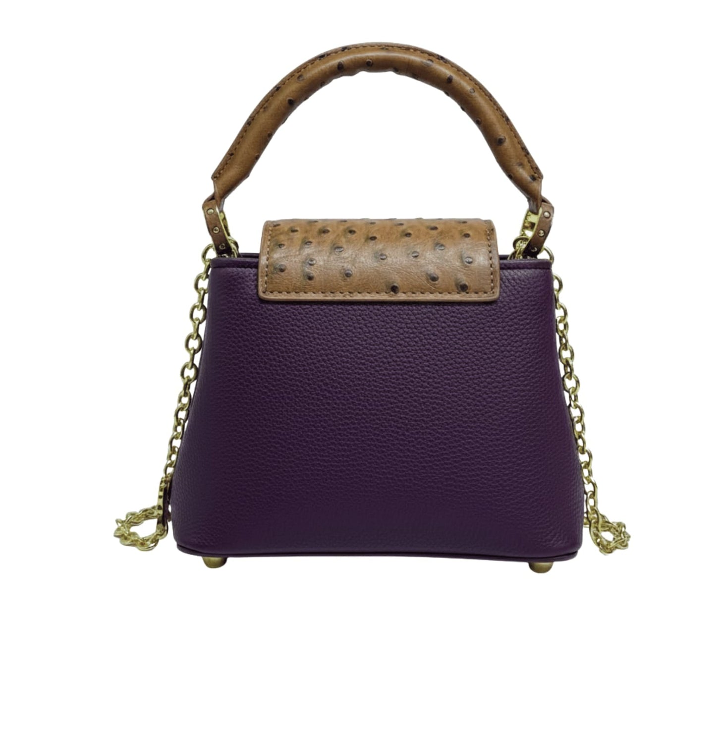 Louis Vuitton | Capucines Bag In Purple Taurillon Leather