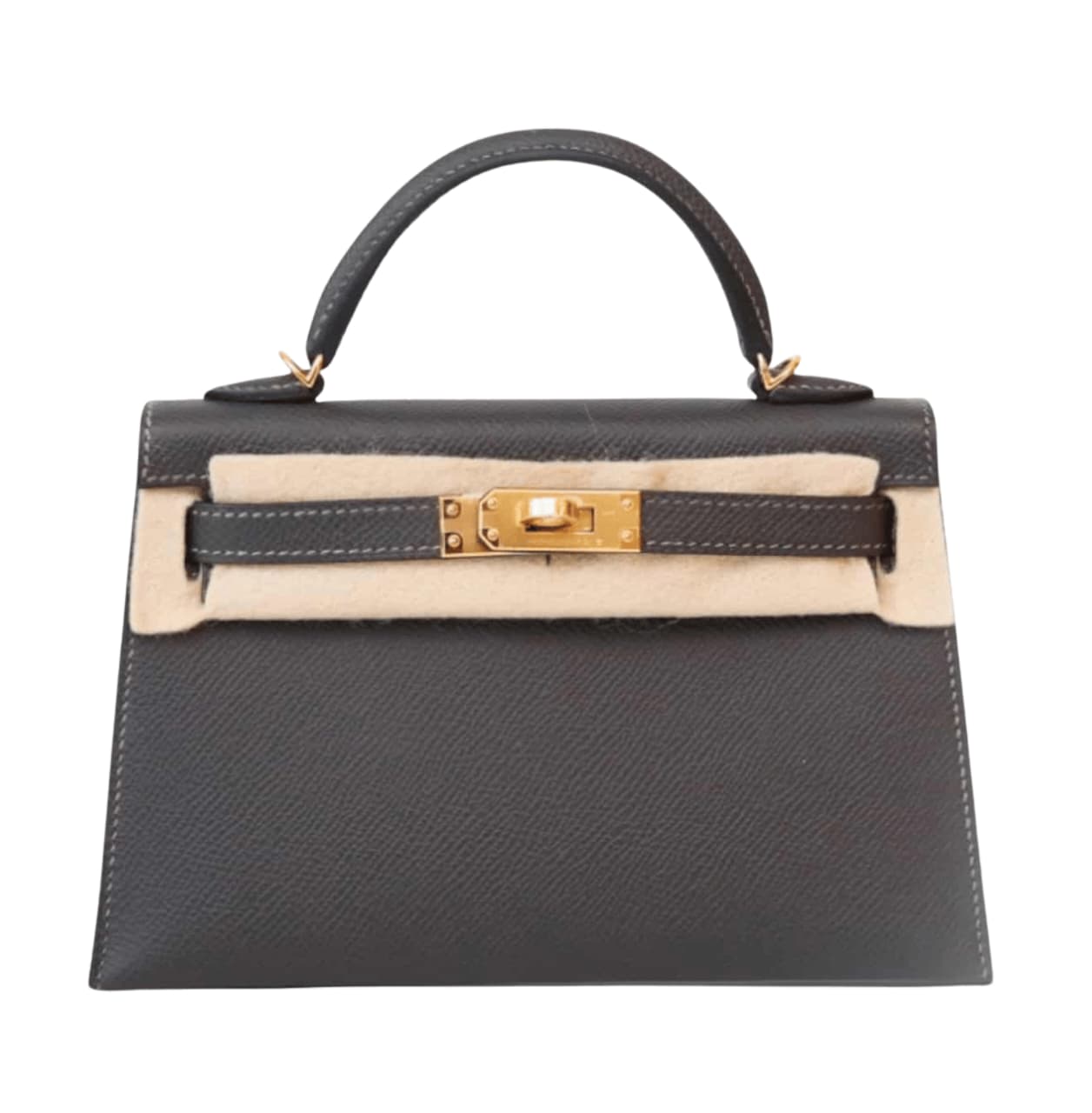 Hermès | Mini Kelly Ii Sellier Bag In Dark Grey Epsom Leather