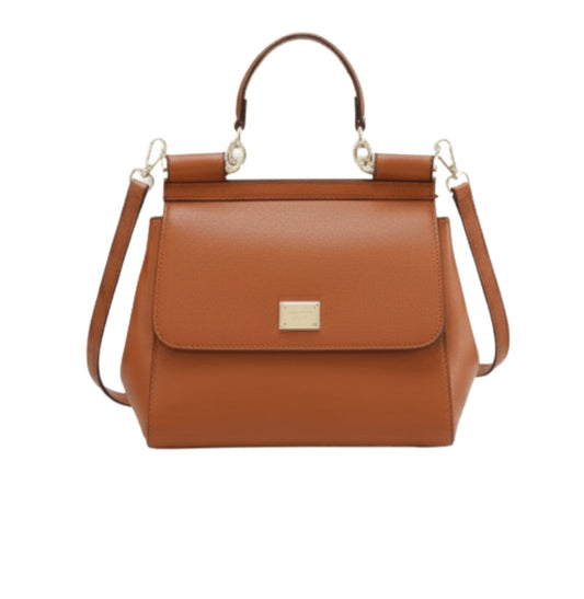 Dolce & Gabbana | Miss Sicily Bag In Brown Leather