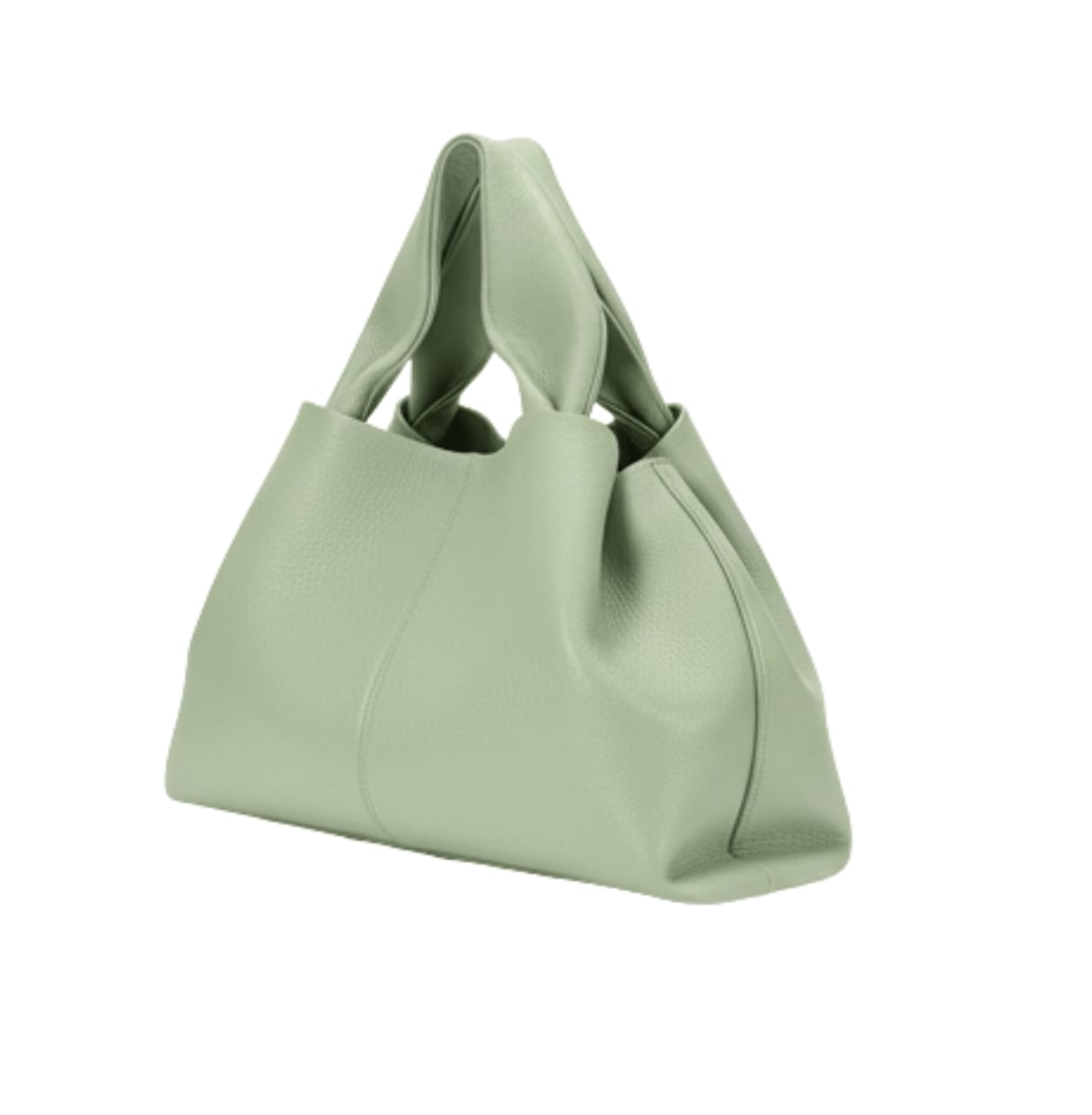 Polène | Numéro Neuf Mini Edition Textured Bag In The Sea Foam Color