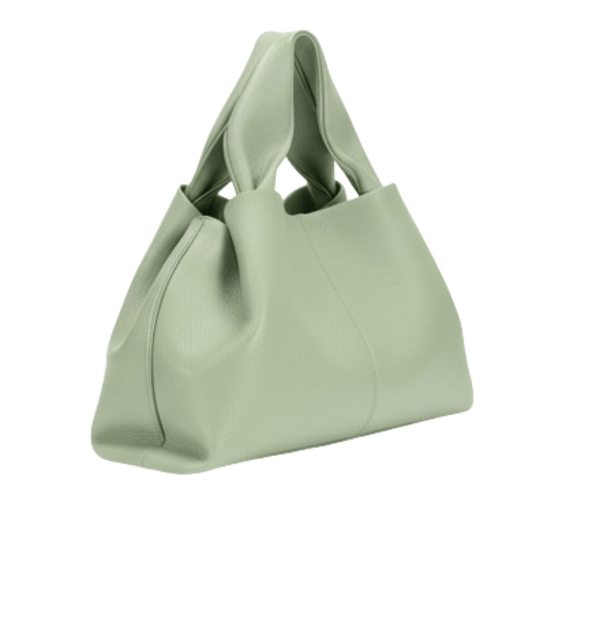 Polène | Numéro Neuf Mini Edition Textured Bag In The Sea Foam Color