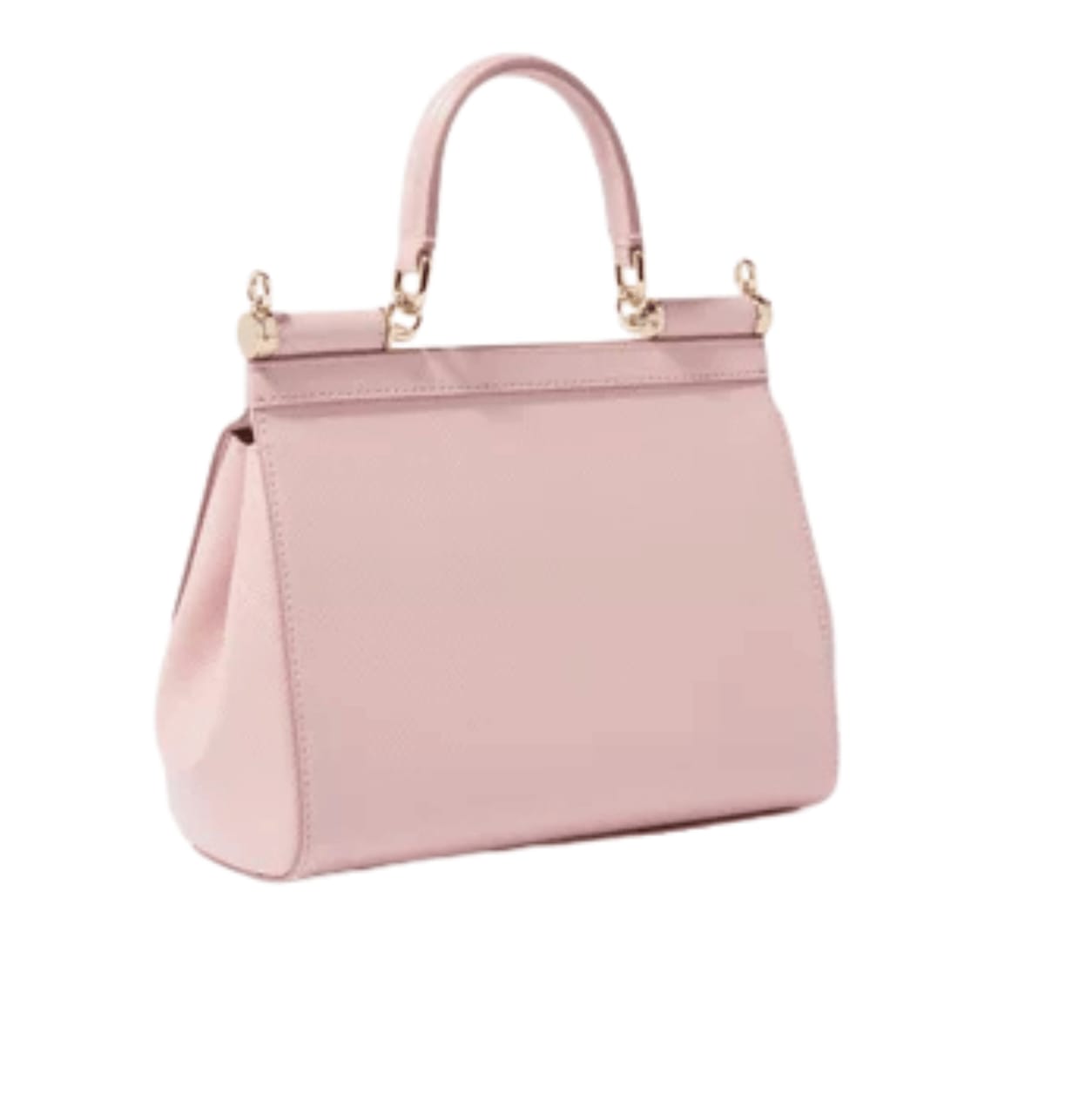Dolce & Gabbana | Sicily Bag In Light Pink Dauphine Leather