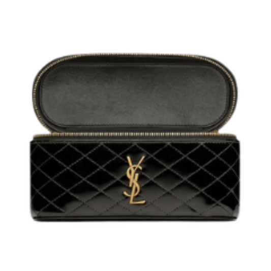 Saint Laurent | Gaby Vanity Bag In Black Patent Leather
