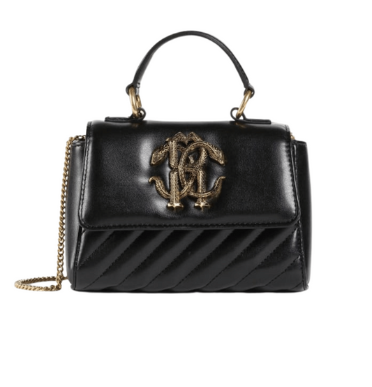 Roberto | Cavalli Mirror Snake Shoulder Bag.