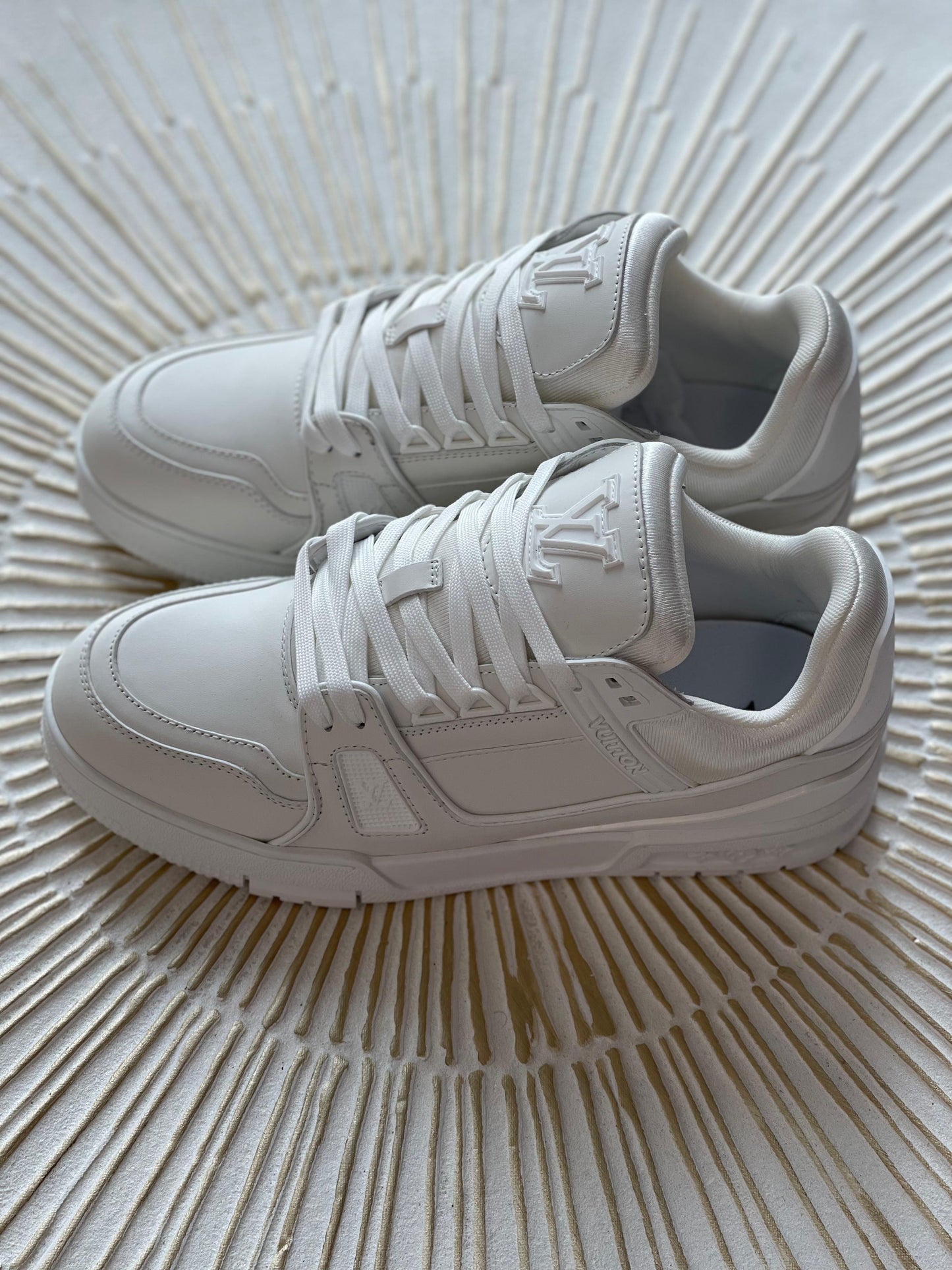 Louis Vuitton Trainer | Triple White Calf Leather