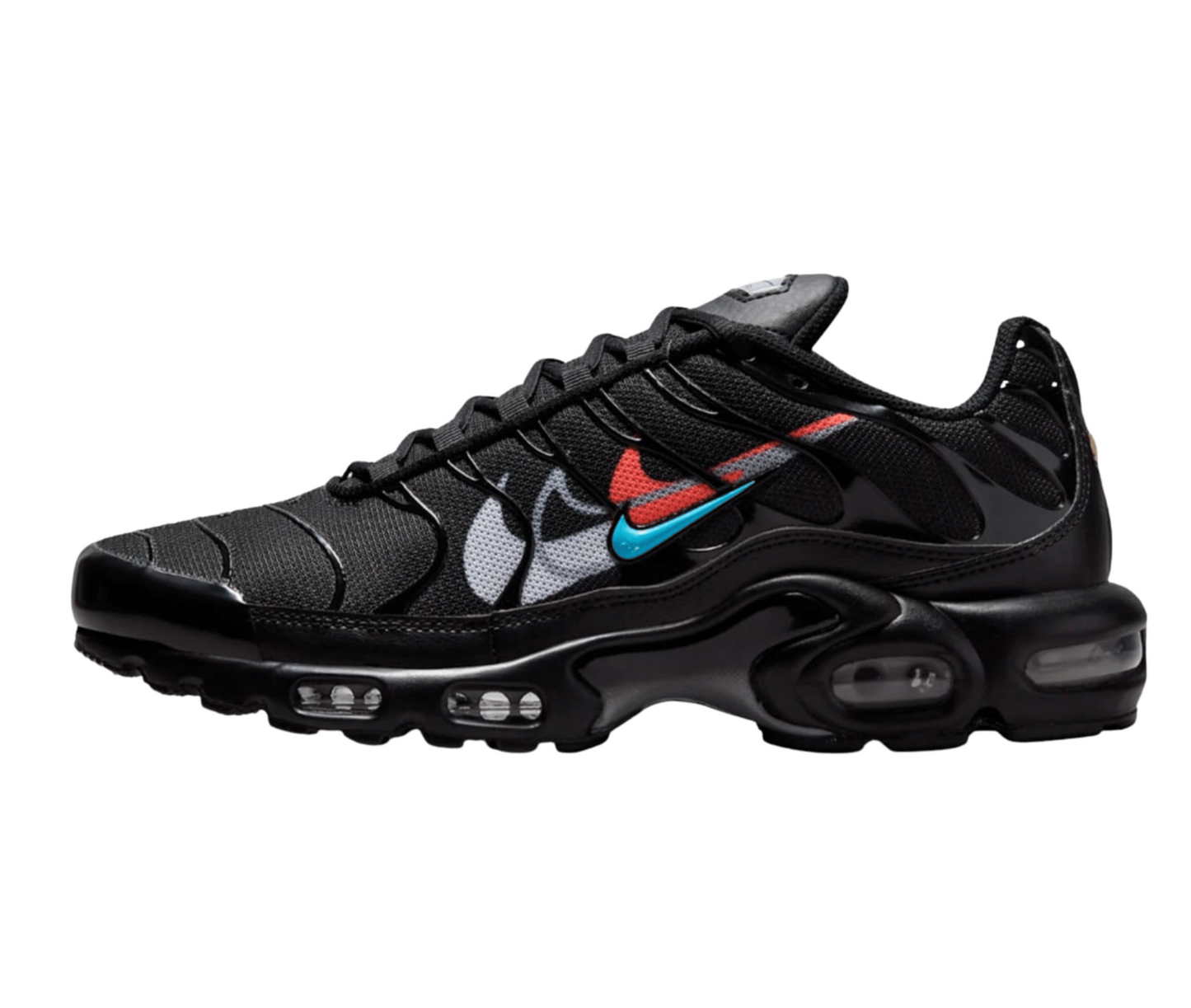 Nike Air Max Plus | Black/Multi Swoosh